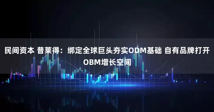 民间资本 普莱得：绑定全球巨头夯实ODM基础 自有品牌打开OBM增长空间